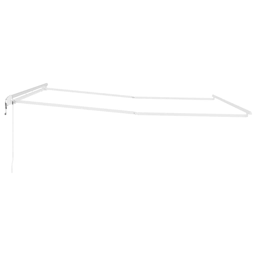 Estrutura de Toldo Branco 500 × 350 cm Alumínio