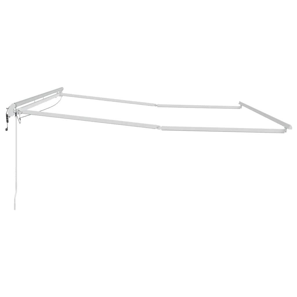 Estrutura de Toldo Branco 500 × 300 cm Alumínio