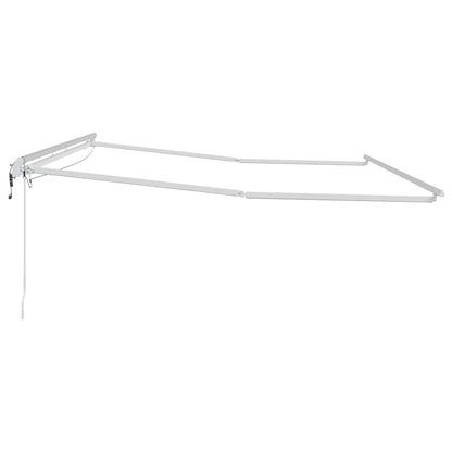 Estrutura de Toldo Branco 500 × 300 cm Alumínio