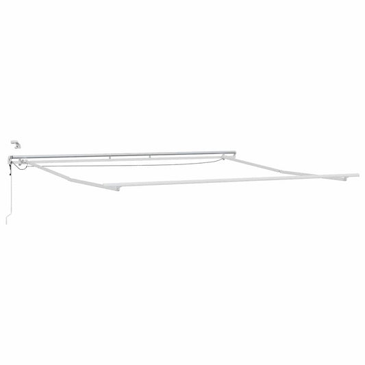 Estrutura de Toldo Branco 500 × 350 cm Alumínio