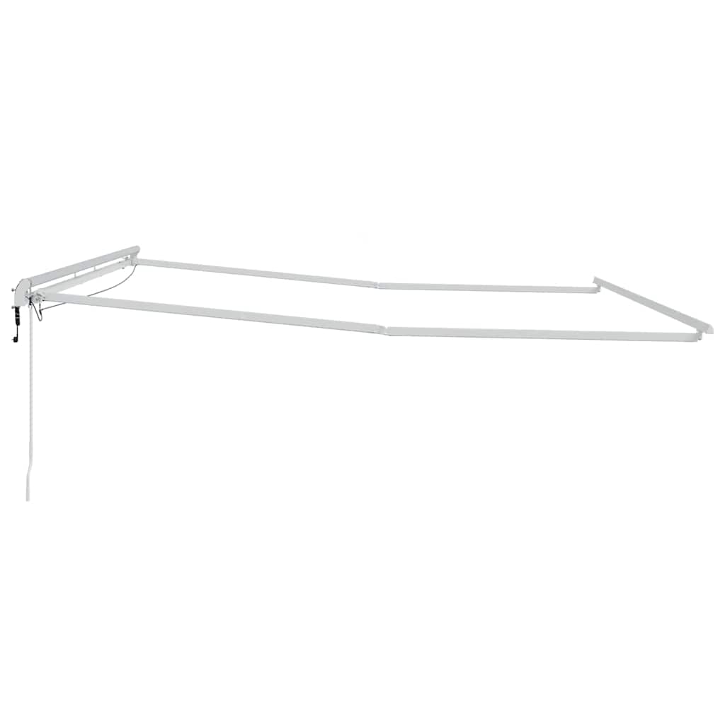 Estrutura de Toldo Branco 500 × 350 cm Alumínio