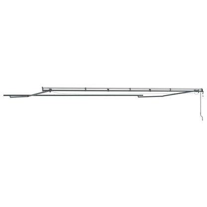 Estrutura de Toldo Antracite 600 × 350 cm Alumínio