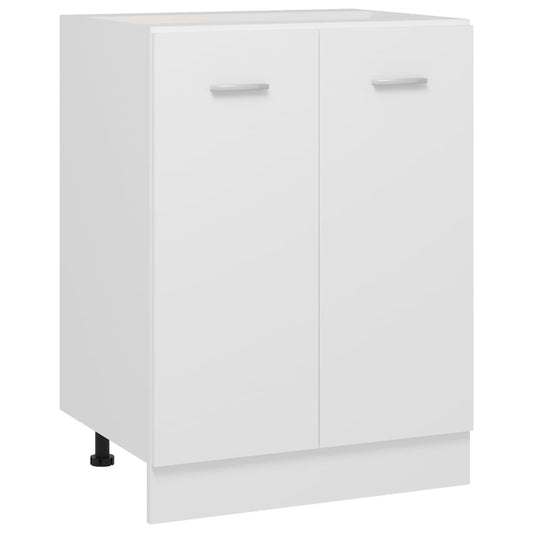 Armário inferior “Lyon” 60x46x81,5cm derivados madeira branco