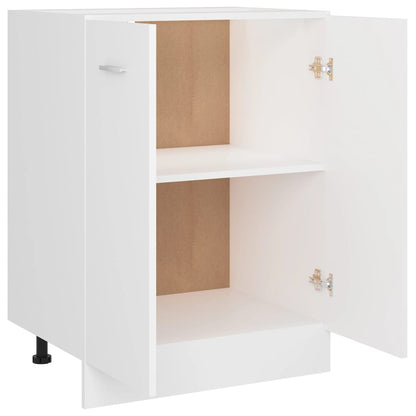 Armário inferior “Lyon” 60x46x81,5cm derivados madeira branco
