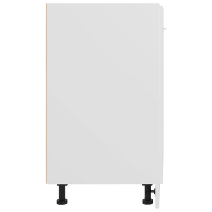 Armário inferior “Lyon” 60x46x81,5cm derivados madeira branco