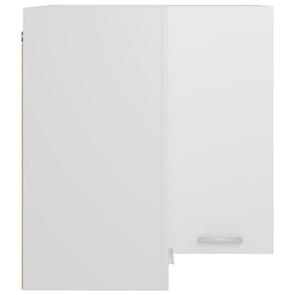 Armário de canto parede “Lyon” 57x57x60 cm branco branco