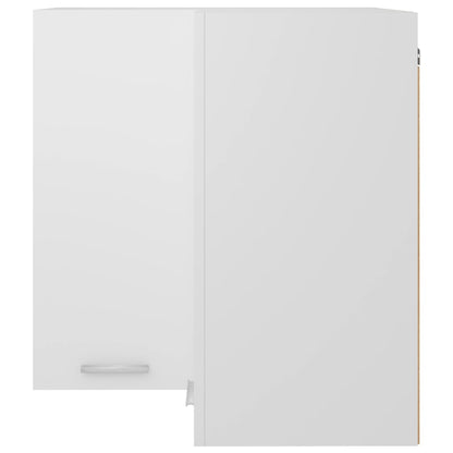 Armário de canto parede “Lyon” 57x57x60 cm branco branco
