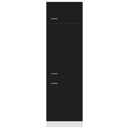 Armário para frigorífico “Lyon” 60x57x207cm preto