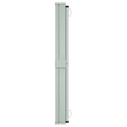 Toldo lateral retrátil para pátio 600x160 cm azul