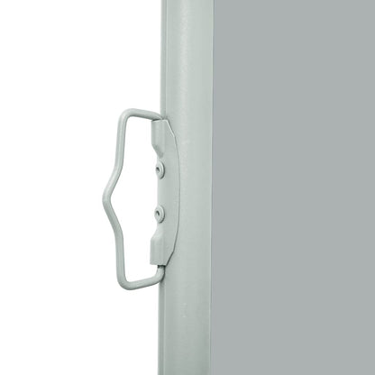 Toldo lateral retrátil para pátio 600x160 cm cor cinzento