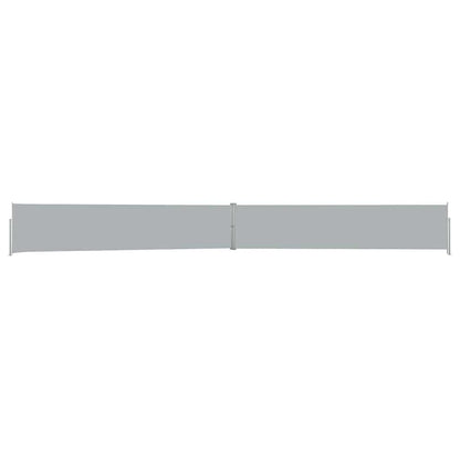 Toldo lateral retrátil para pátio 140x1200 cm antracite