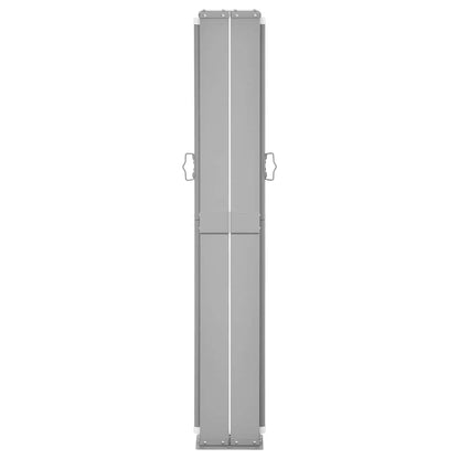 Toldo lateral retrátil para pátio 140x1200 cm vermelho