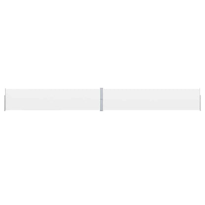 Toldo lateral retrátil para pátio 170x1200 cm creme