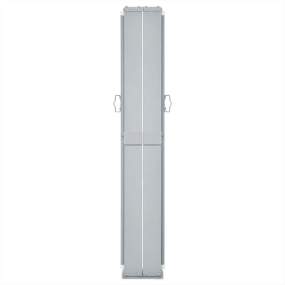 Toldo lateral retrátil para pátio 170x1200 cm castanho
