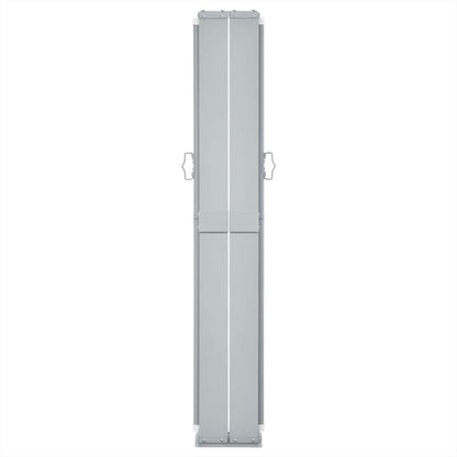 Toldo lateral retrátil para pátio 170x1200 cm azul