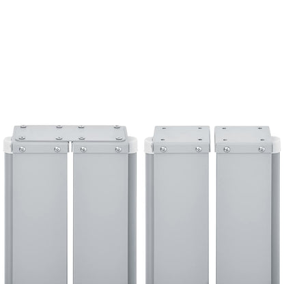 Toldo lateral retrátil para pátio 170x1200 cm azul