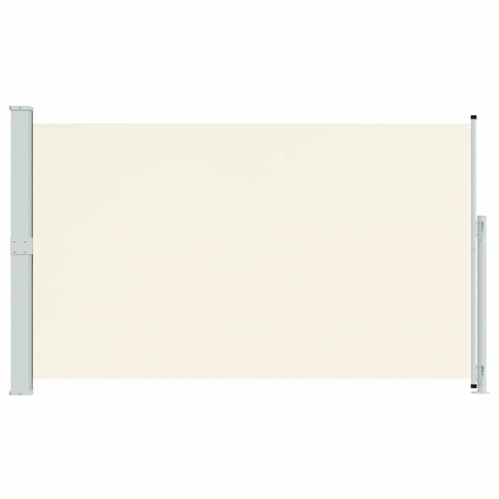 Toldo lateral retrátil para pátio 180x300 cm creme