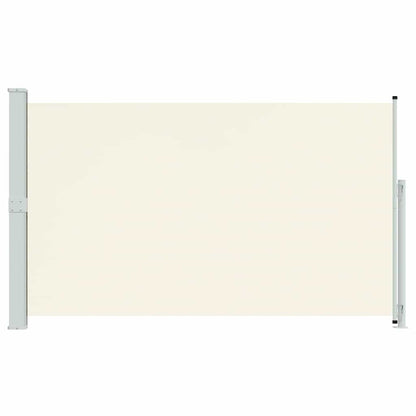 Toldo lateral retrátil para pátio 180x300 cm creme