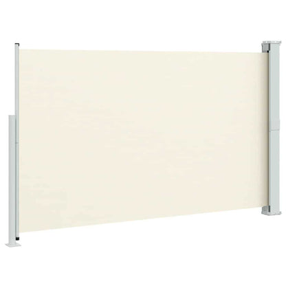 Toldo lateral retrátil para pátio 180x300 cm creme