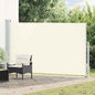 Toldo lateral retrátil para pátio 180x300 cm creme