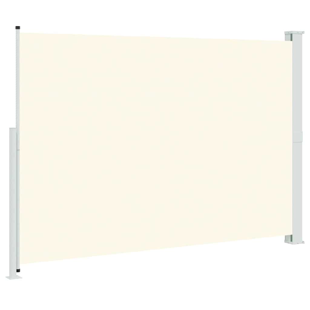 Toldo lateral retrátil para pátio 200x300 cm creme