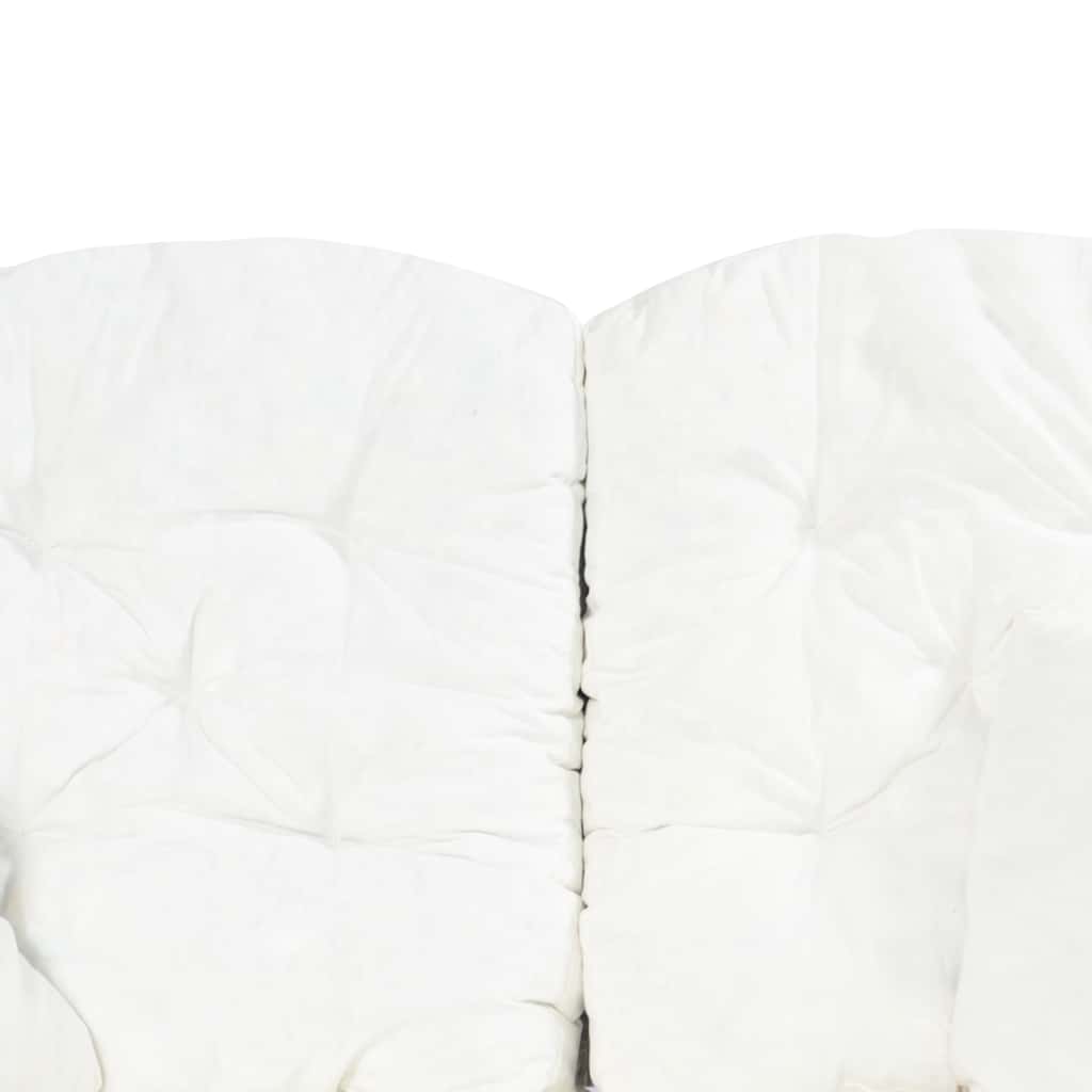 Sofá de 2 lugares vime cinzento