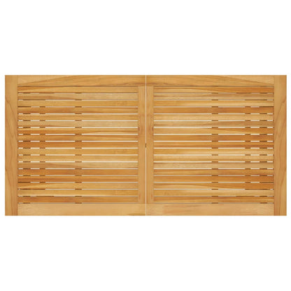 Mesa de jantar p/ jardim 140x70x73,5cm madeira de acácia maciça