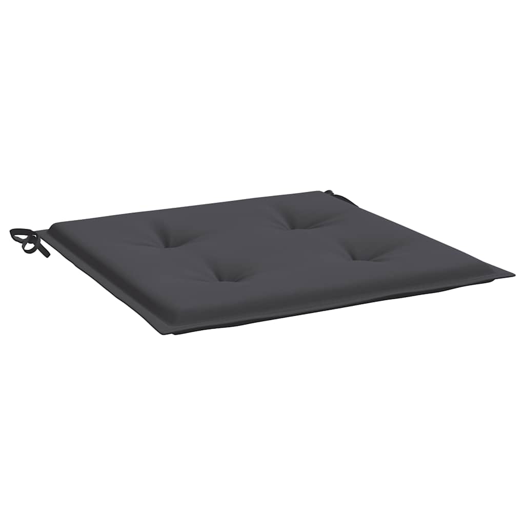 Almofadões p/ cadeiras jardim 2pcs 40x40x4 cm oxford antracite