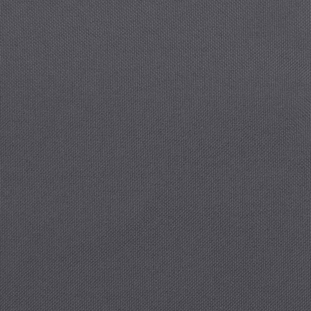 Almofadões p/ cadeiras jardim 6pcs 40x40x4 cm oxford antracite