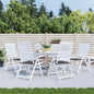 Almofadões p/ cadeiras jardim 6pcs 40x40x4 cm oxford antracite