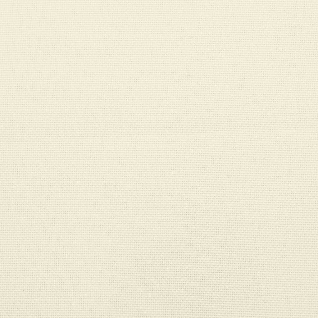 Almofadões p/ cadeiras jardim 6pcs 40x40x4 cm oxford cor creme