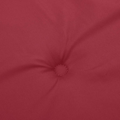Almofadões p/ cadeiras jardim 2pcs tecido oxford vermelho tinto