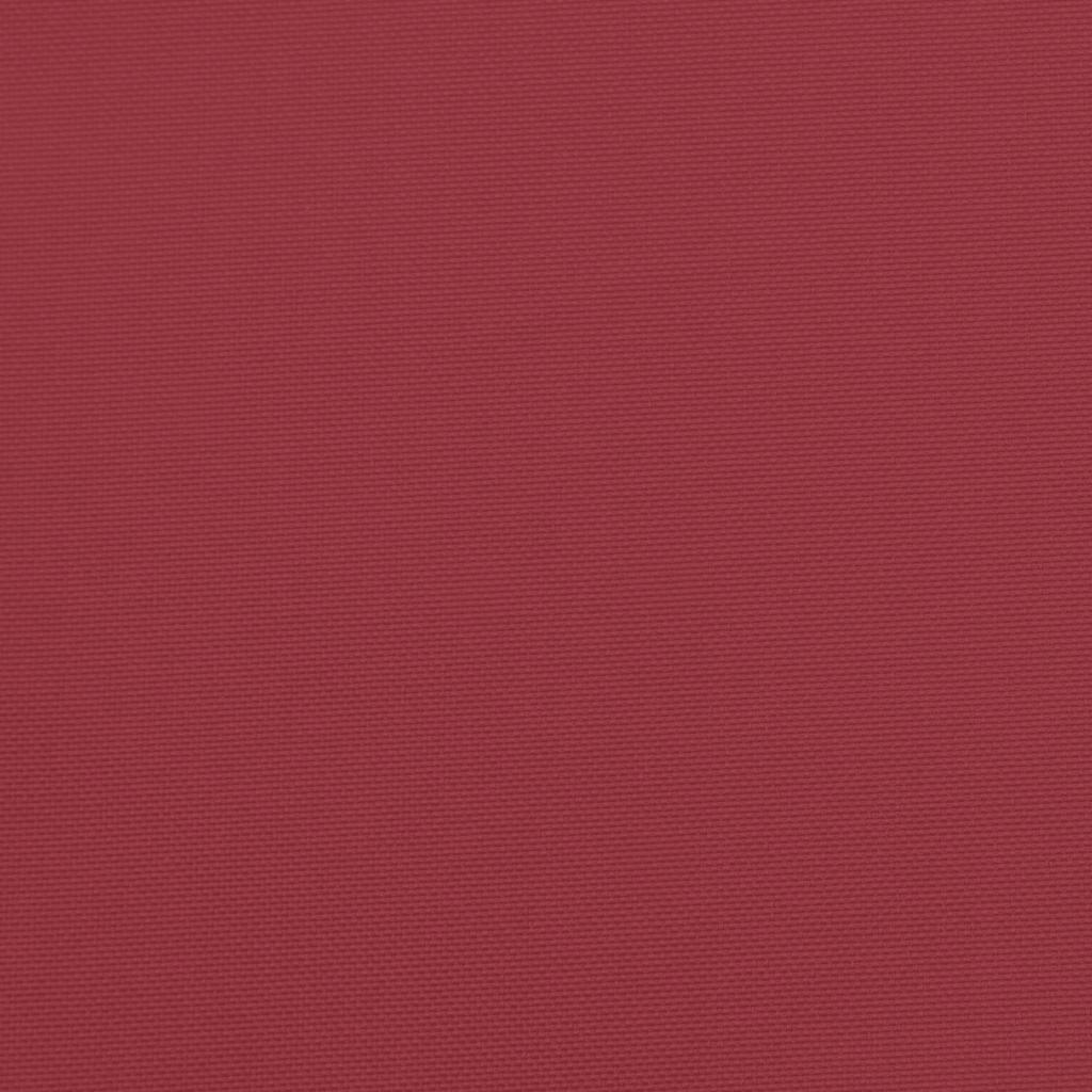 Almofadões p/ cadeiras jardim 2pcs tecido oxford vermelho tinto