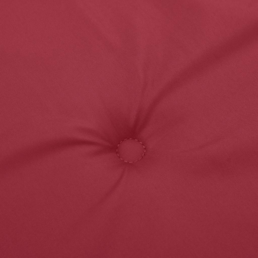 Almofadões p/ cadeiras jardim 4pcs tecido oxford vermelho tinto