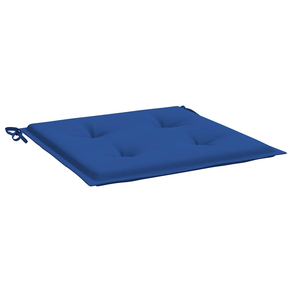 Almofadões p/ cadeiras jardim 4 pcs 40x40x4 cm oxford azul real