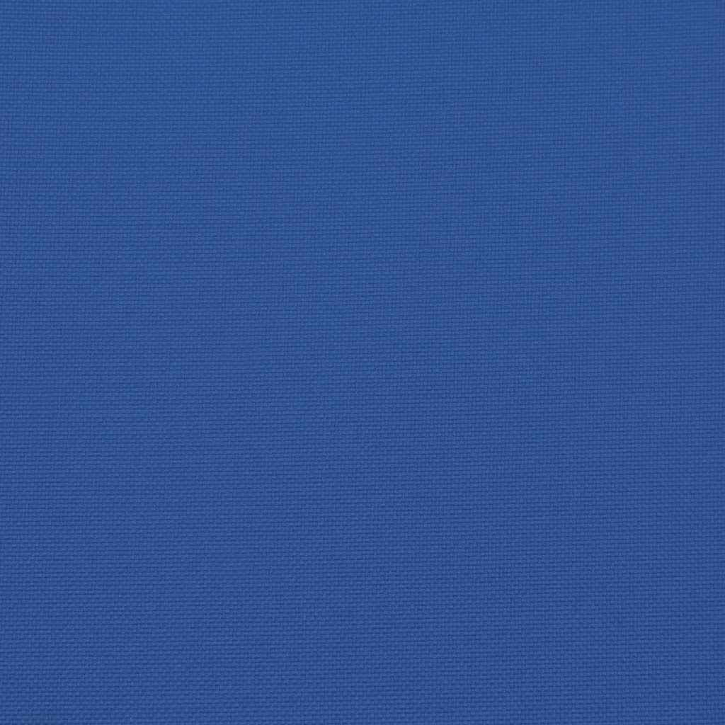 Almofadões p/ cadeiras jardim 4 pcs 40x40x4 cm oxford azul real
