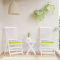Almofadões cadeiras jardim 2pcs tecido oxford verde brilhante