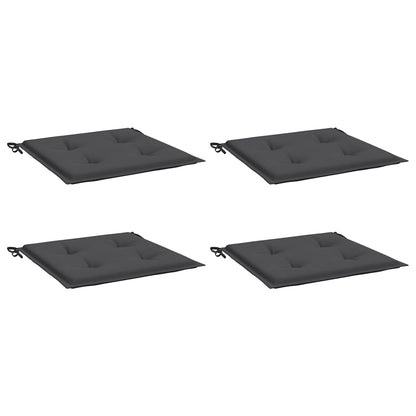 Almofadões p/ cadeiras de jardim 4 pcs tecido oxford antracite