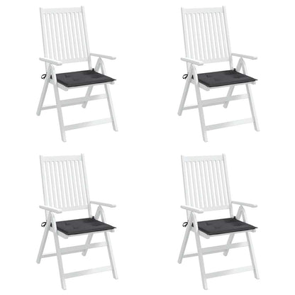 Almofadões p/ cadeiras de jardim 4 pcs tecido oxford antracite