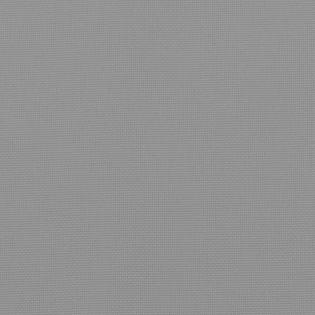 Almofadões p/ cadeiras de jardim 4 pcs tecido oxford cinza