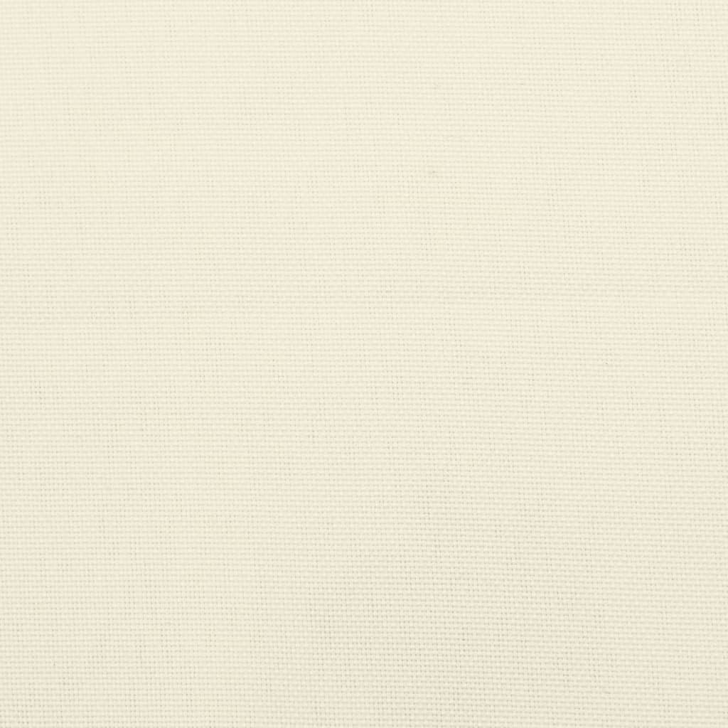 Almofadões p/ cadeiras de jardim 6 pcs tecido oxford creme