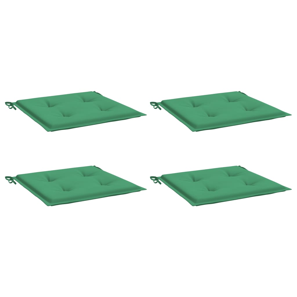 Almofadões p/ cadeiras de jardim 4 pcs tecido oxford verde