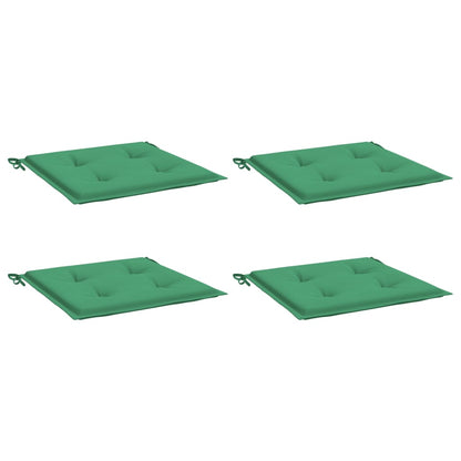 Almofadões p/ cadeiras de jardim 4 pcs tecido oxford verde