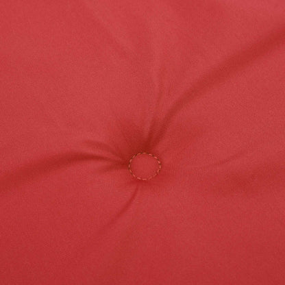 Almofadões p/ cadeiras de jardim 4 pcs tecido oxford vermelho