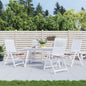 Almofadões cadeiras jardim 4pcs tecido oxford xadrez vermelho