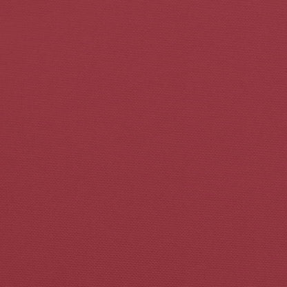 Almofadão p/ banco de jardim tecido oxford vermelho tinto
