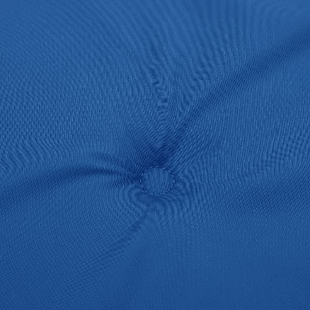 Almofadão p/ banco de jardim 180x50x3cm tecido oxford azul real