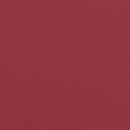 Almofadão p/ banco de jardim 200x50x4 cm tecido vermelho tinto