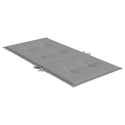 Almofadões lombares p/ cadeiras de jardim 6pcs oxford cinza