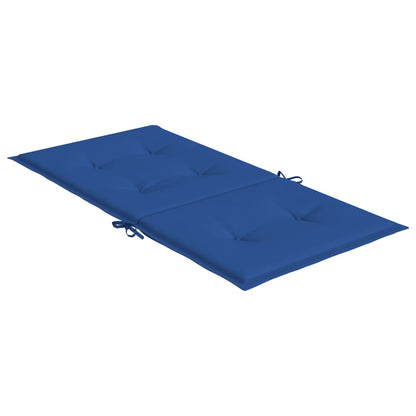 Almofadões lombares p/ cadeiras de jardim 4pcs oxford azul real